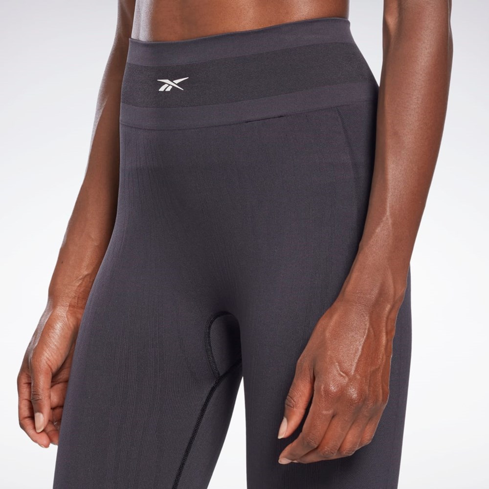 Reebok United By Fitness Myoknit Seamless Leggings Svarte | MUOFZT-267