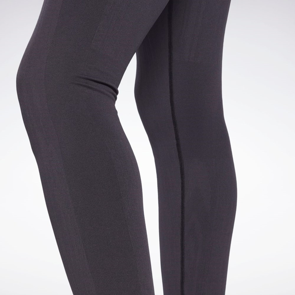 Reebok United By Fitness Myoknit Seamless Leggings Svarte | MUOFZT-267