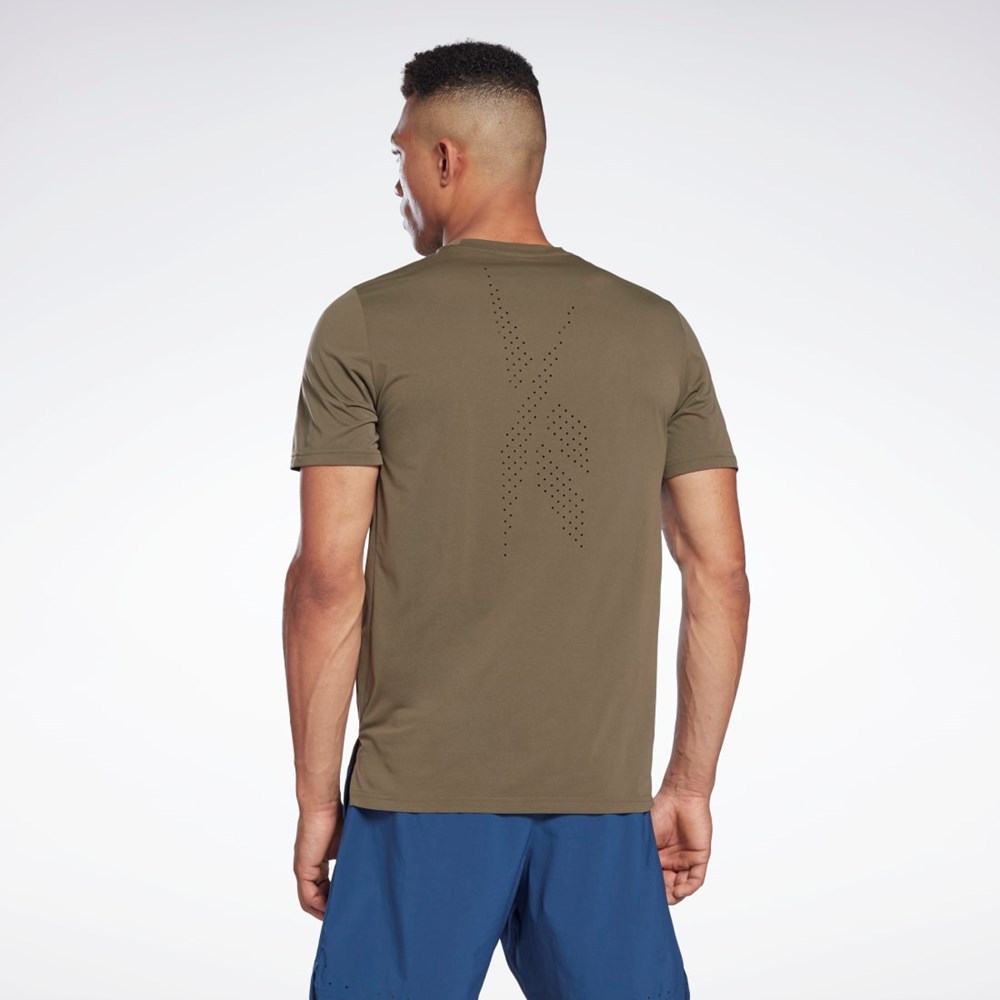 Reebok United by Fitness MoveSoft T-Shirt Grønn | CVYZDR-439