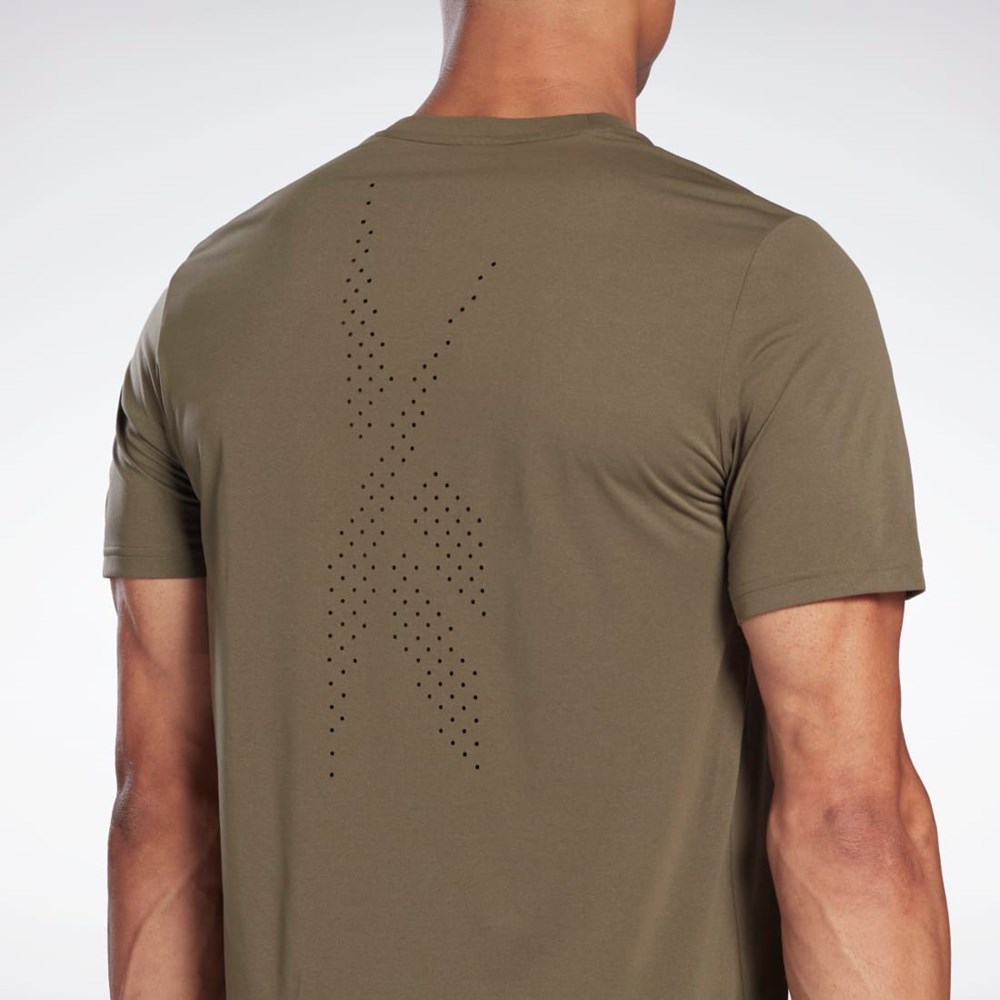 Reebok United by Fitness MoveSoft T-Shirt Grønn | CVYZDR-439