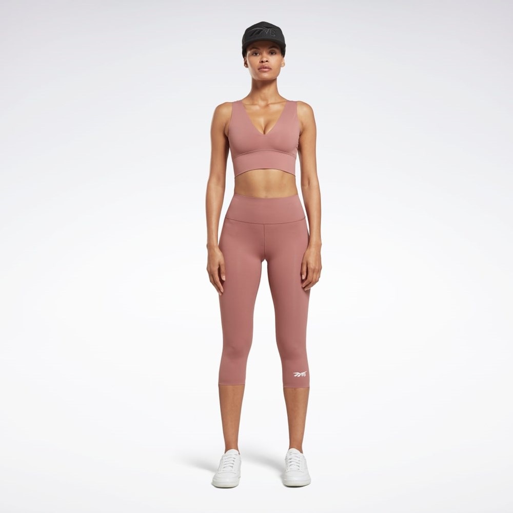 Reebok Victoria Beckham 5/8 Leggings Parched Earth | INYXRD-529