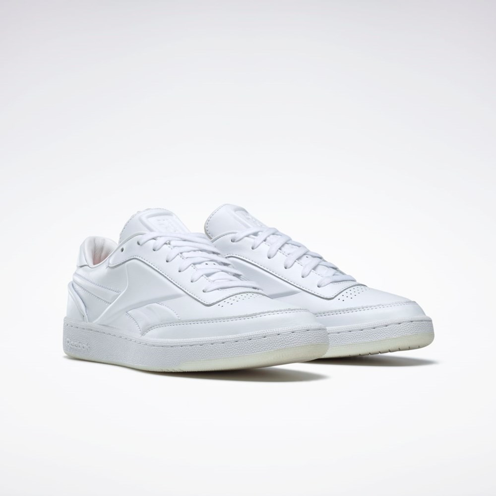 Reebok Victoria Beckham Club C Shoes Hvite Hvite Svarte | WQYKBS-408