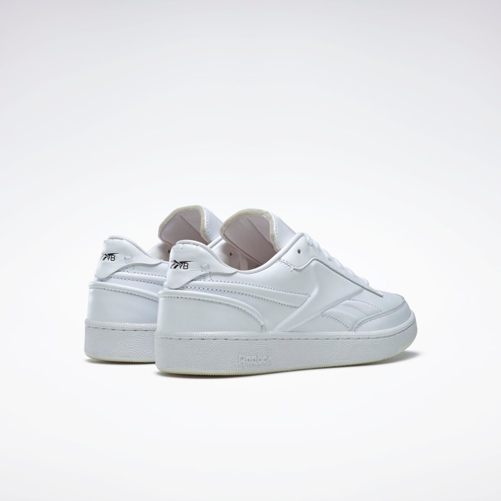 Reebok Victoria Beckham Club C Shoes Hvite Hvite Svarte | WQYKBS-408