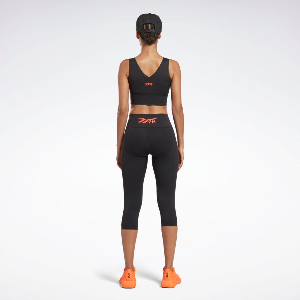 Reebok Victoria Beckham Crop Top Svarte | SERADF-721