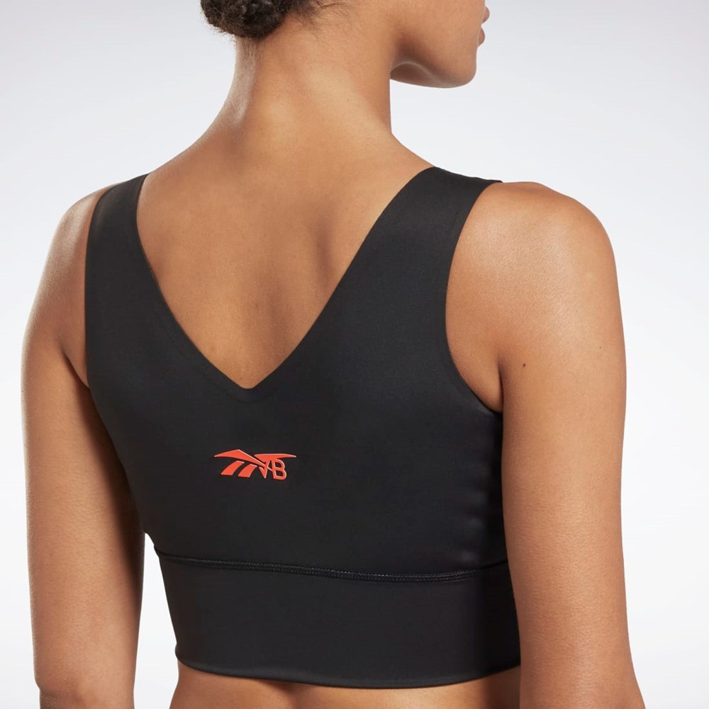 Reebok Victoria Beckham Crop Top Svarte | SERADF-721