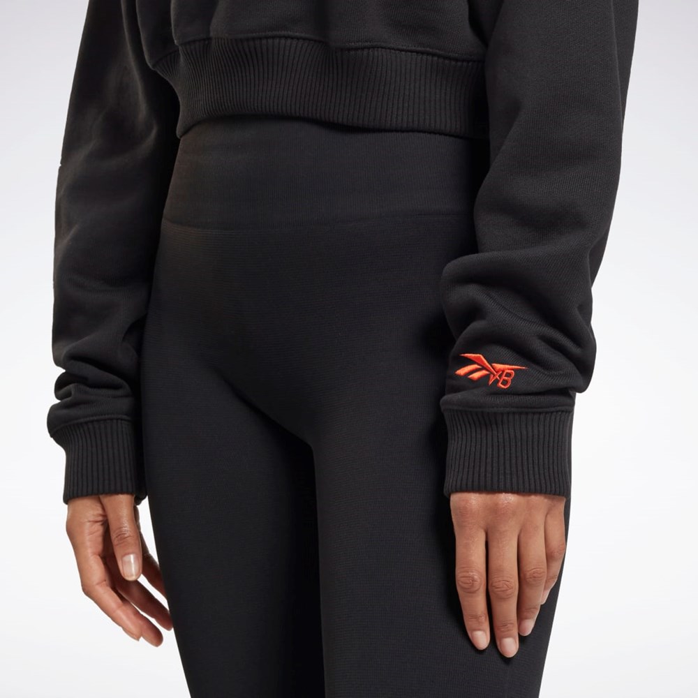 Reebok Victoria Beckham Grafiske Sweatshirt Svarte | QCBJFO-961