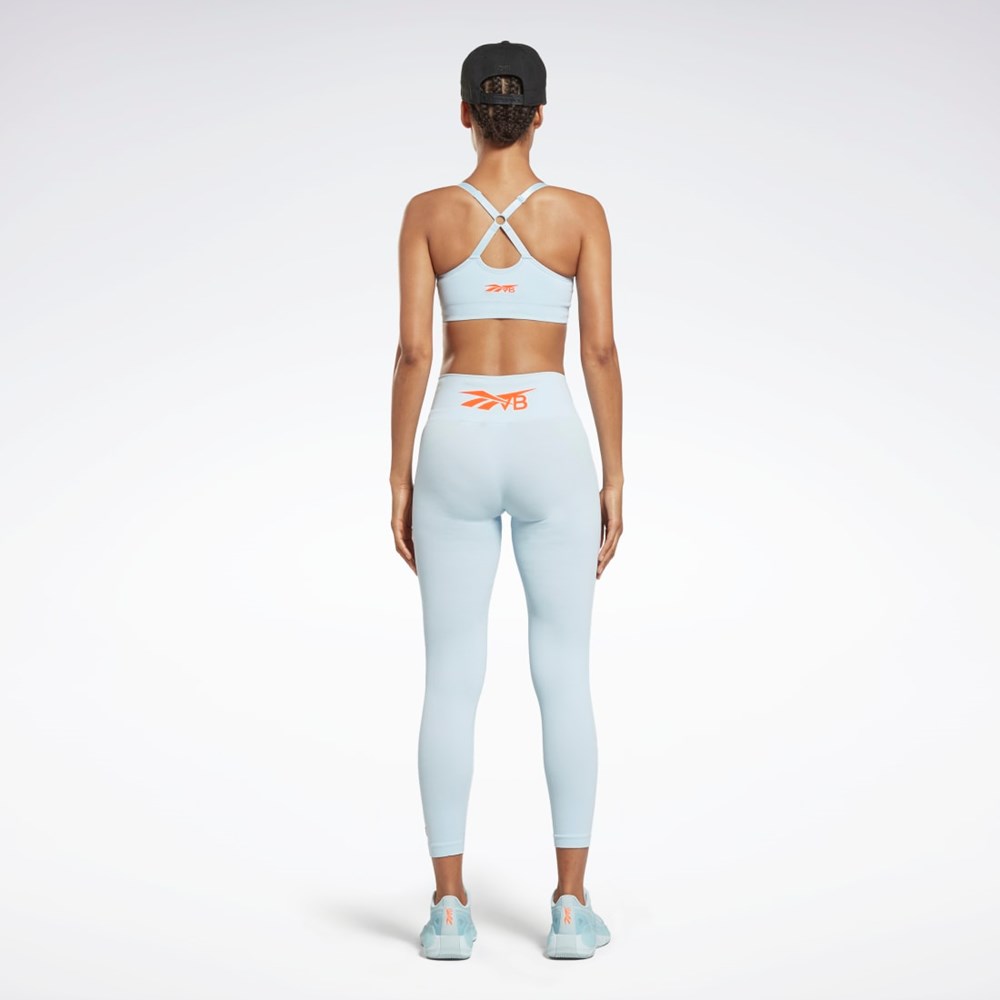 Reebok Victoria Beckham Light-Impact Seamless Bra Blå | MFWCYX-360