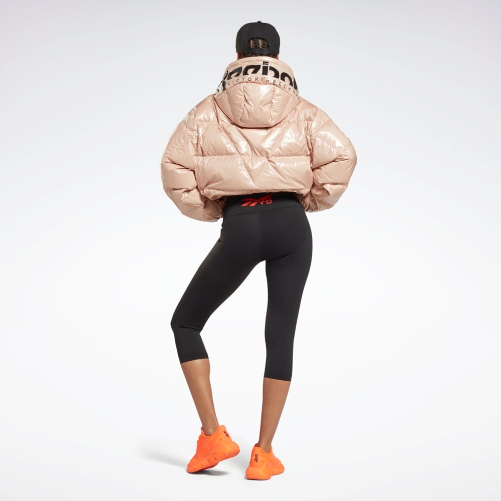 Reebok Victoria Beckham Puffer Jacket Soft Ecru | XNBQKT-174