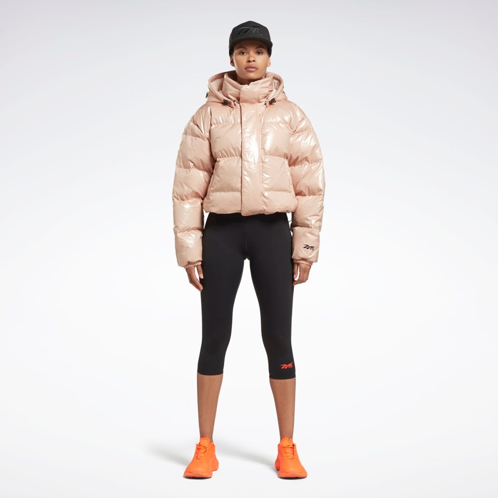 Reebok Victoria Beckham Puffer Jacket Soft Ecru | XNBQKT-174