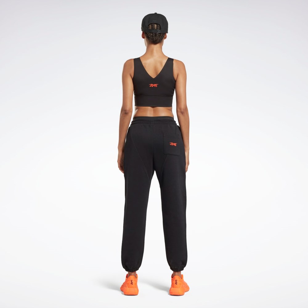 Reebok Victoria Beckham Rett Leg Joggers Svarte Oransje | AUJKRH-730