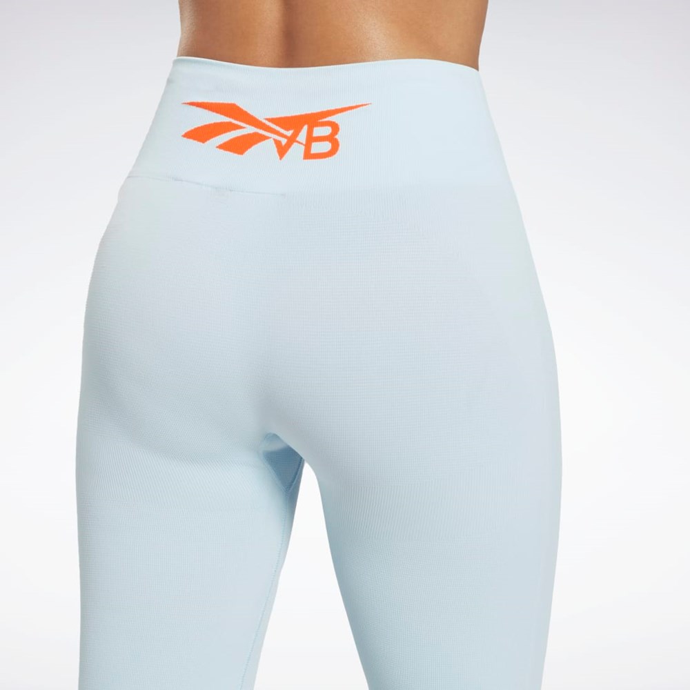 Reebok Victoria Beckham Seamless Leggings Blå | VSBMNF-952