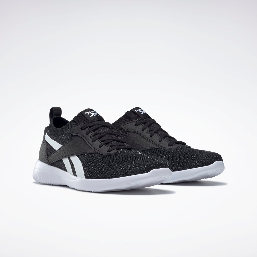 Reebok Walkawhile Shoes Svarte Hvite Svarte | ZCLHOD-237