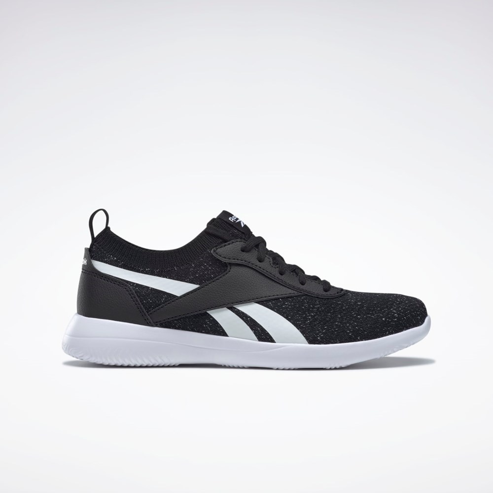 Reebok Walkawhile Shoes Svarte Hvite Svarte | ZCLHOD-237