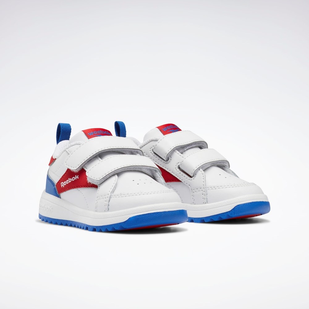 Reebok Weebok Clasp Low Shoes - Toddler Hvite Rød Blå | NJMYUC-238