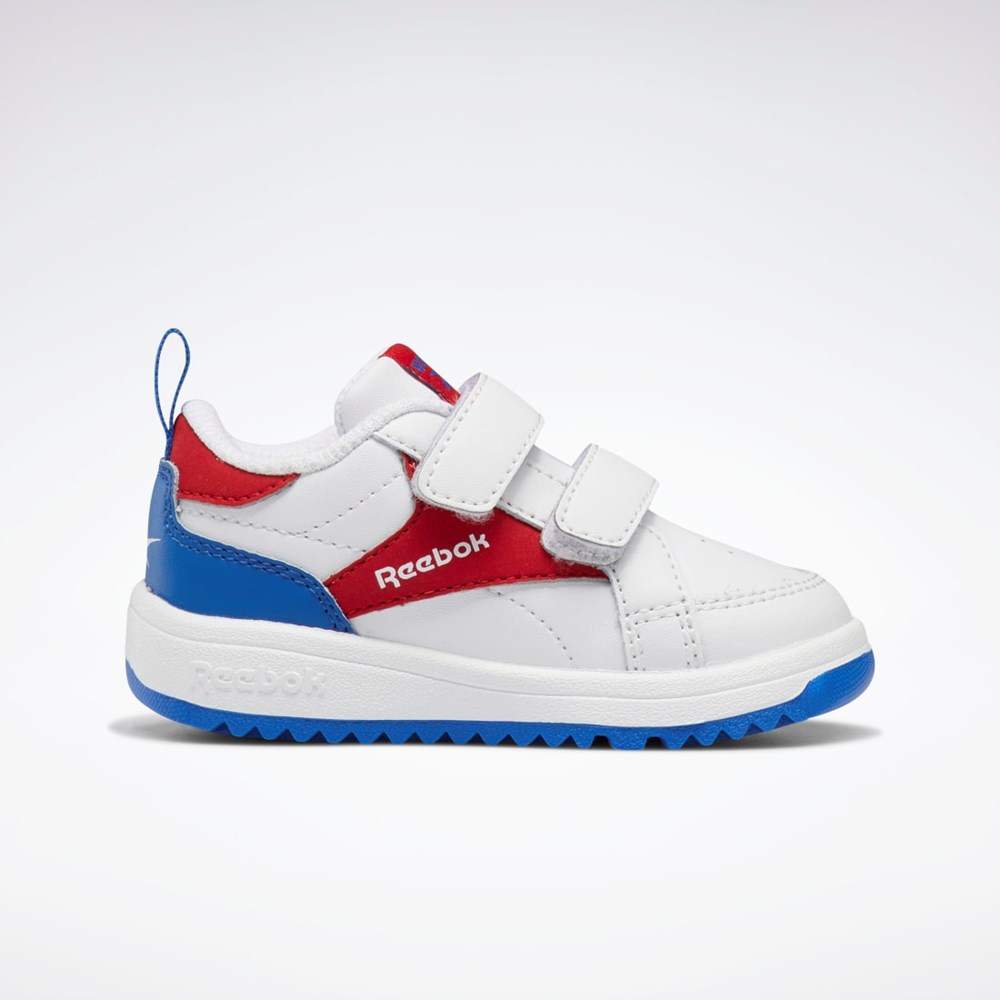 Reebok Weebok Clasp Low Shoes - Toddler Hvite Rød Blå | NJMYUC-238