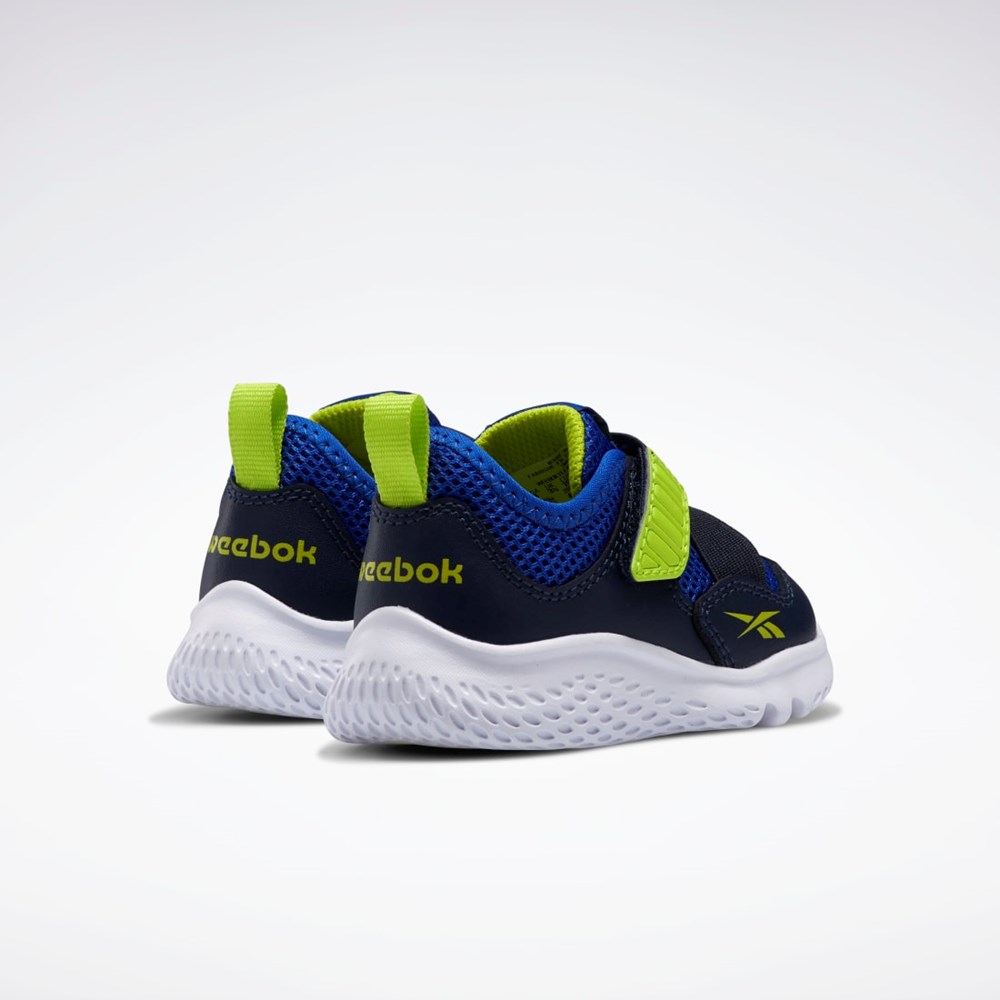 Reebok Weebok Flex Sprint - Toddler Marineblå Blå Gul | ORIJDE-674