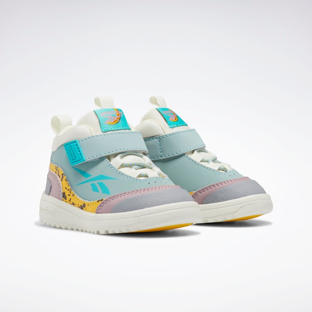 Reebok Weebok Storm X Shoes - Toddler Grå Gul | HQSFDX-920