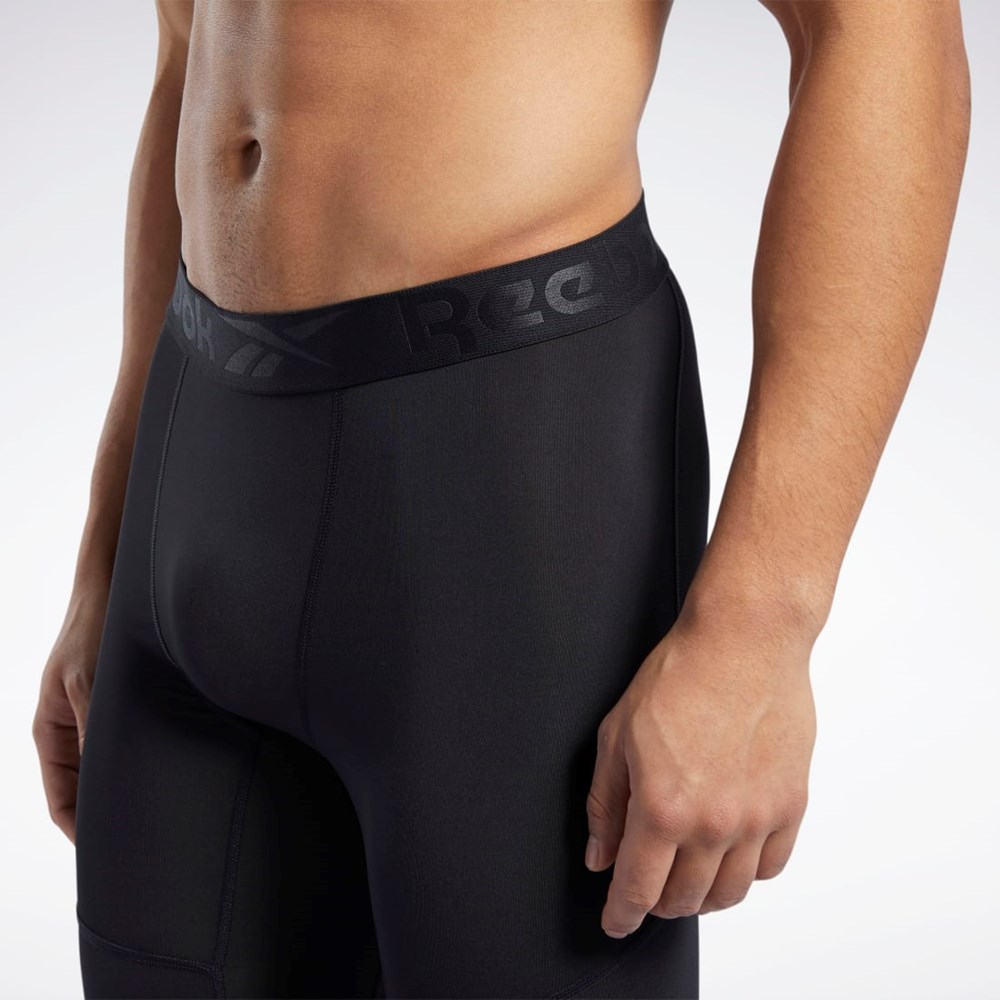 Reebok Workout Ready Compression Briefs Svarte | HGBRNI-470