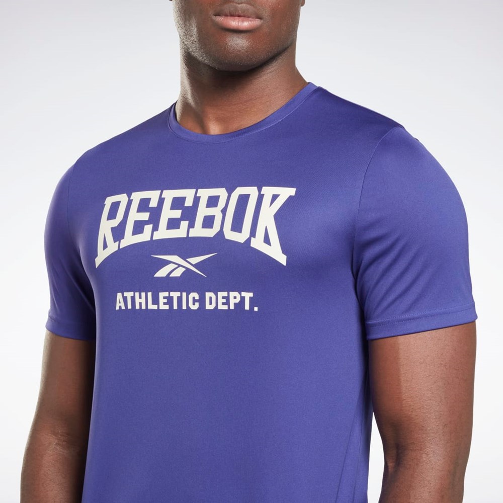 Reebok Workout Ready Grafiske T-Shirt Lilla | BOQSJY-189