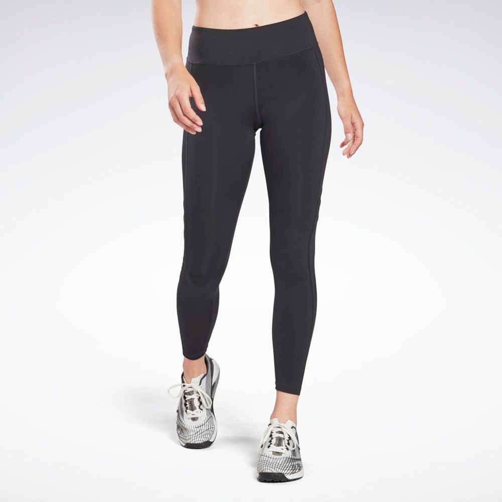 Reebok Workout Ready Mesh Leggings Svarte | XGTESV-428