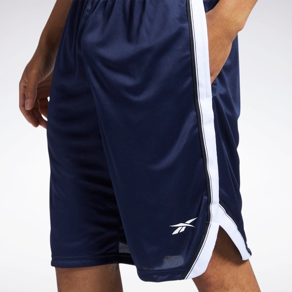 Reebok Workout Ready Mesh Shorts Marineblå | VJLXFS-140