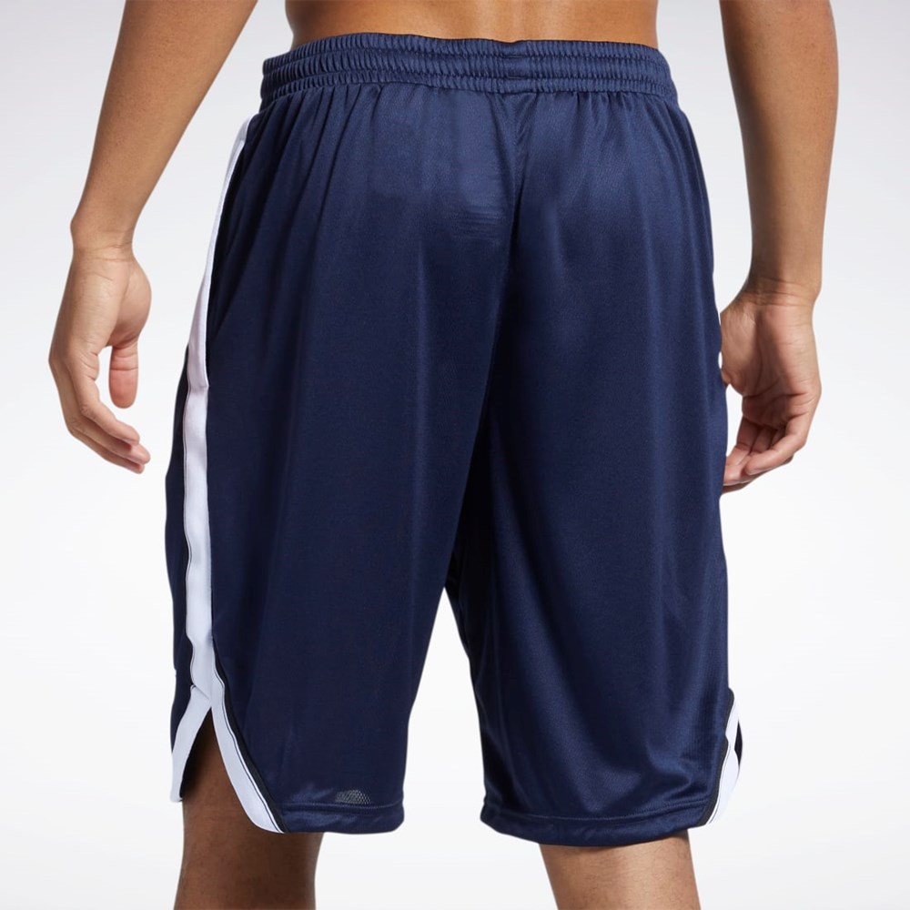 Reebok Workout Ready Mesh Shorts Marineblå | VJLXFS-140