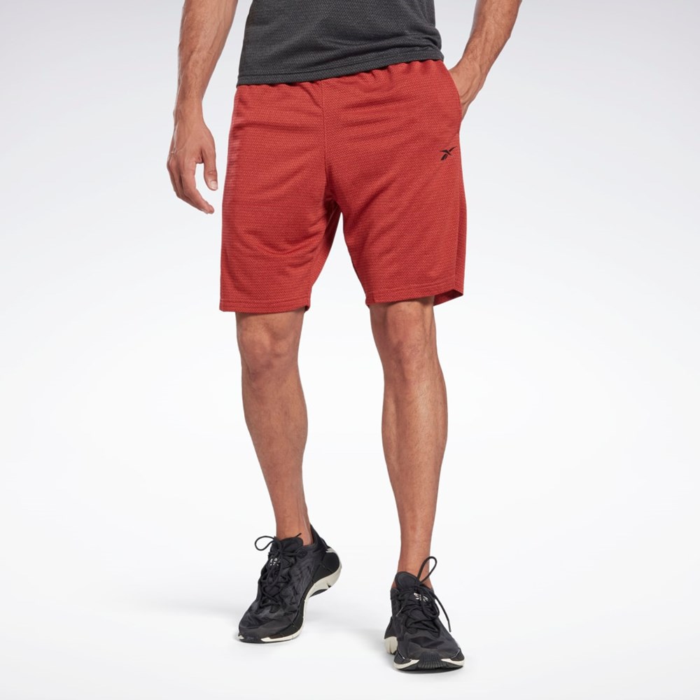 Reebok Workout Ready Mélange Shorts Rhodonite | ASEFCJ-735