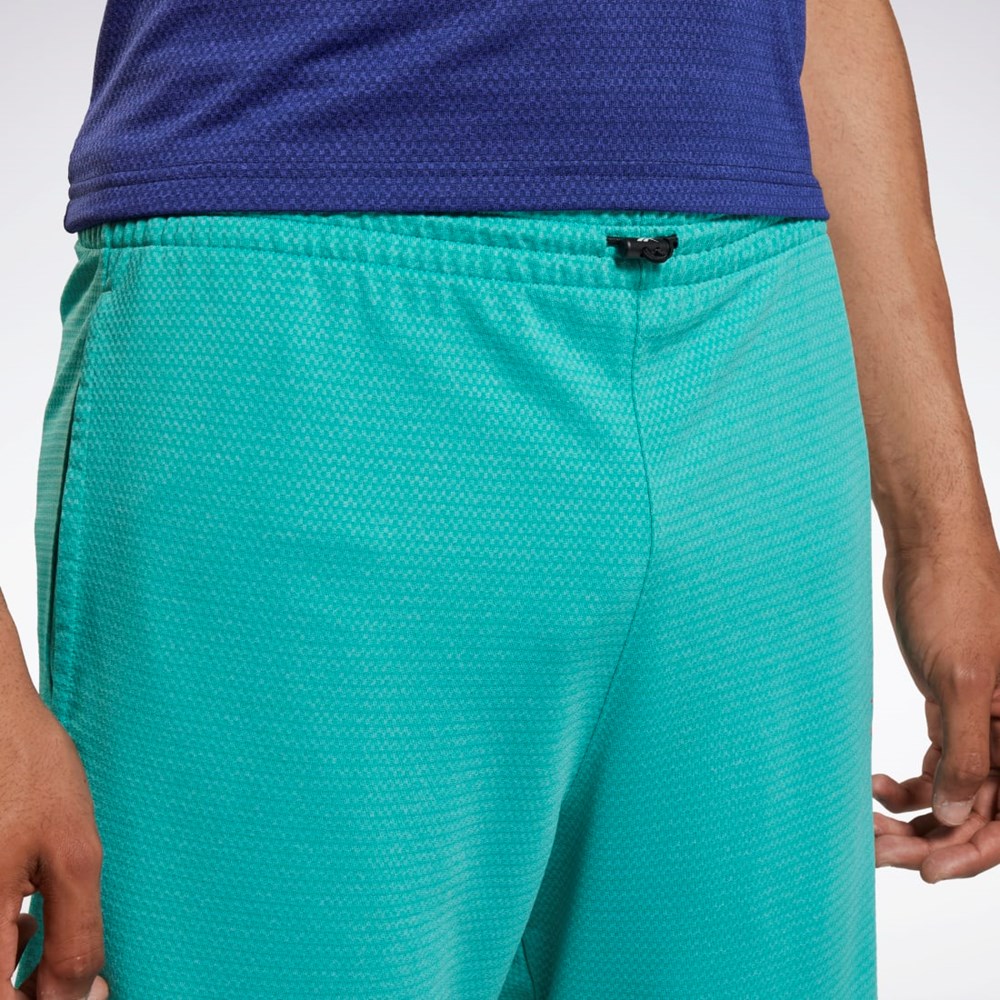 Reebok Workout Ready Mélange Shorts Semi Classic Teal | FRGOLV-297