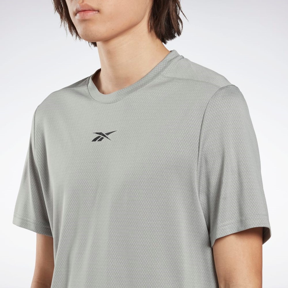 Reebok Workout Ready Mélange T-Shirt Grå | ZGRXHI-294