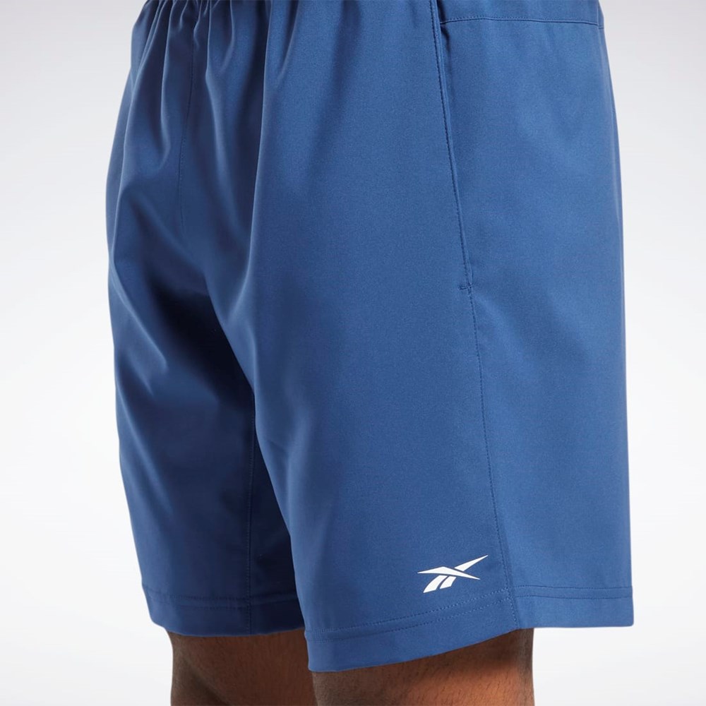 Reebok Workout Ready Shorts Blå | IPTCKV-601