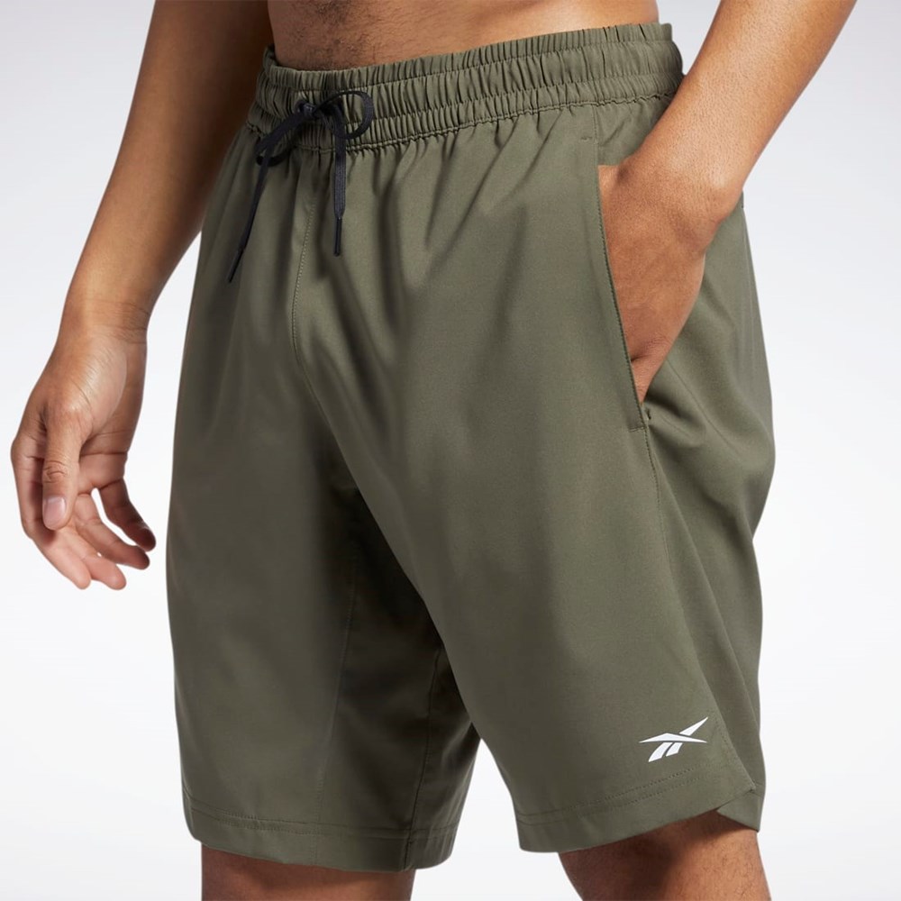 Reebok Workout Ready Shorts Grønn | BALXRE-321