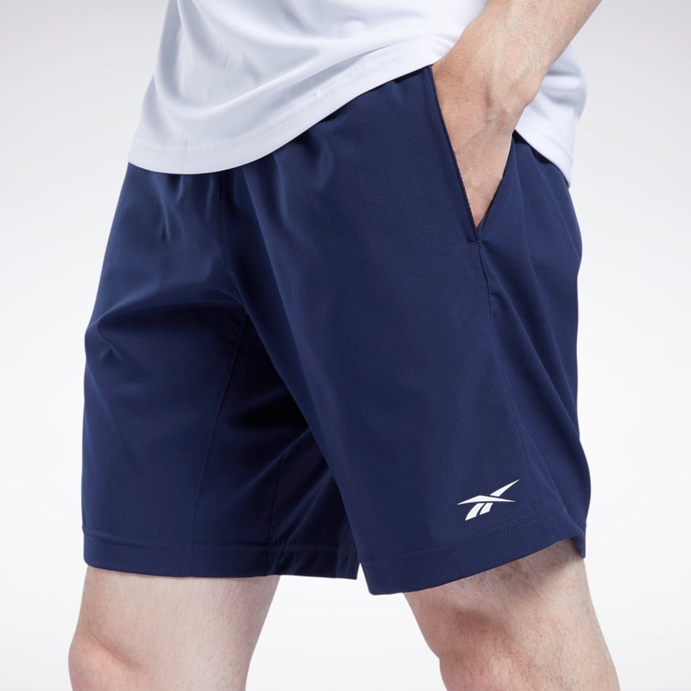 Reebok Workout Ready Shorts Marineblå | WFDJQT-925