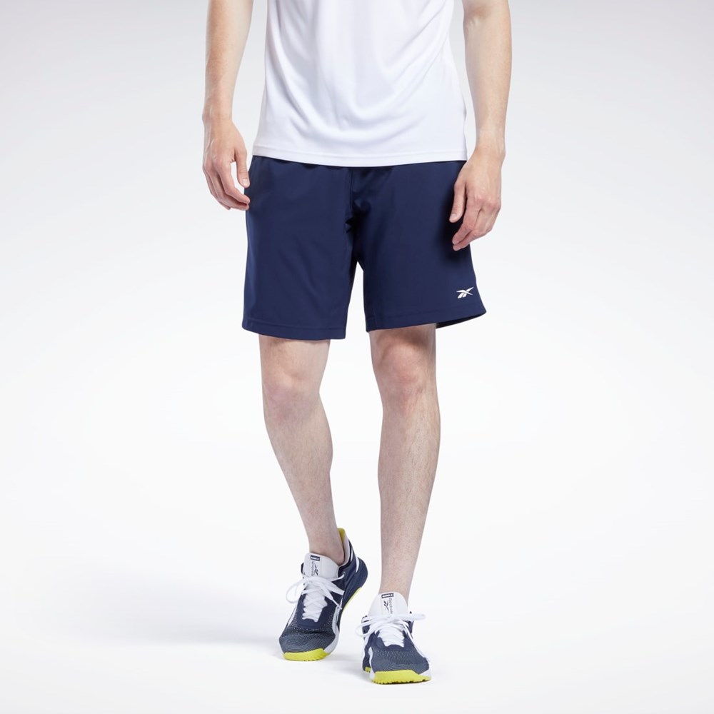 Reebok Workout Ready Shorts Marineblå | WFDJQT-925