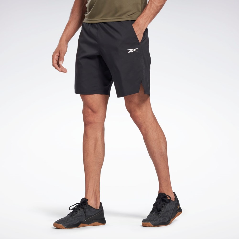 Reebok Workout Ready Strength Shorts Svarte | GCEWHJ-618