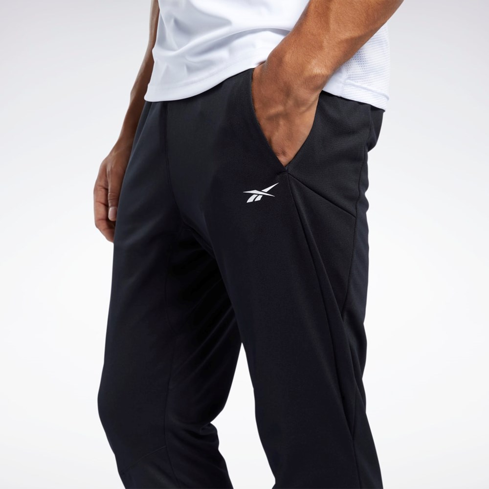 Reebok Workout Ready Track Pant Svarte | ZICKJP-135