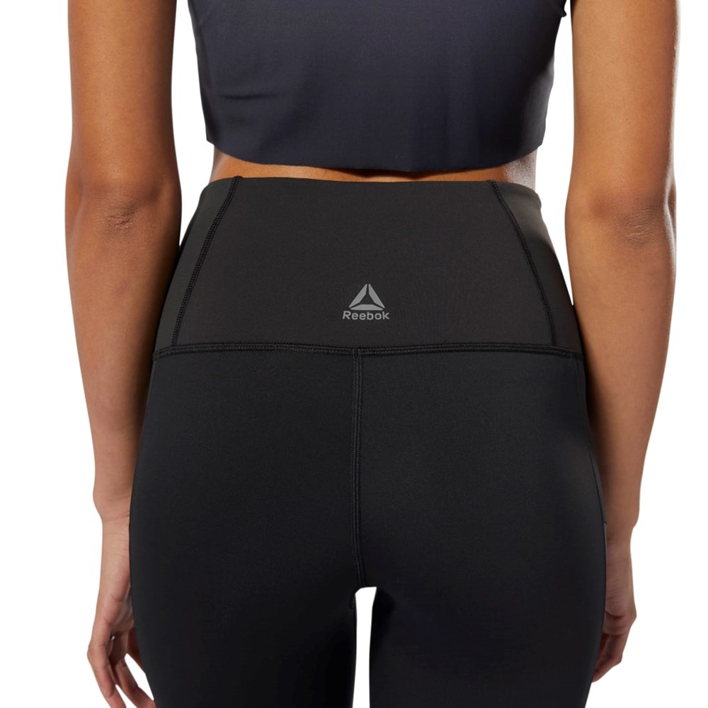 Reebok Yoga Ombre Leggings Svarte Grå | NXMQJF-605