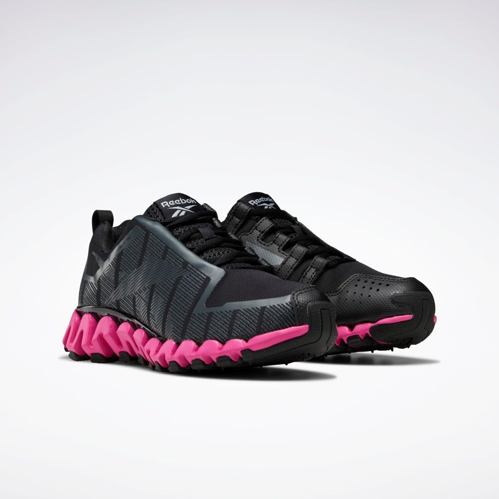 Reebok ZigWild Trail 6 Shoes Svarte Grå Rosa | BSRQIW-247