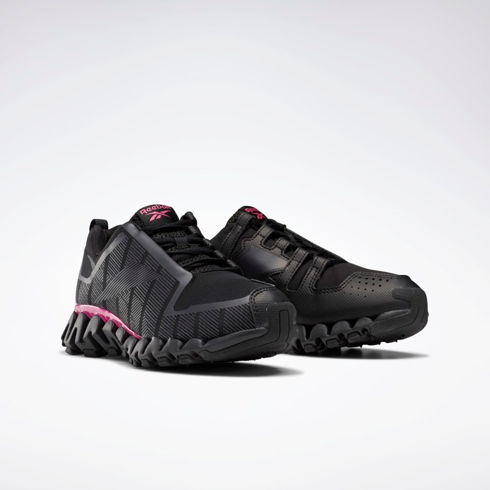 Reebok ZigWild Trail 6 Shoes Svarte Grå Rosa | FRLAXT-863