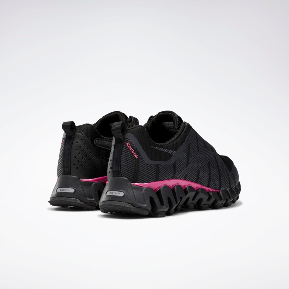 Reebok ZigWild Trail 6 Shoes Svarte Grå Rosa | FRLAXT-863