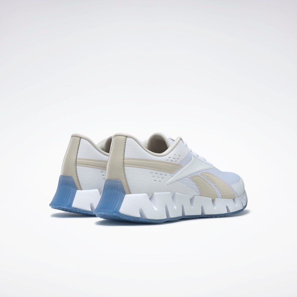 Reebok Zig Dynamica 2 Shoes Hvite Hvite | BGACQF-672