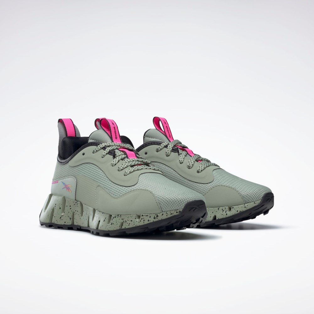 Reebok Zig Dynamica Adventure Shoes Grå Svarte Rosa | VBIFCK-492