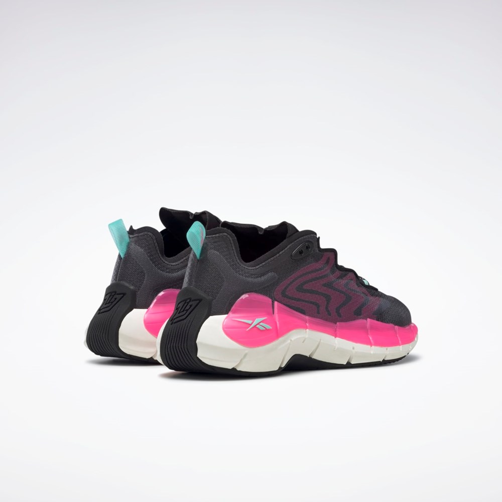 Reebok Zig Kinetica II Shoes Svarte Rosa Mint | XKZSVD-125