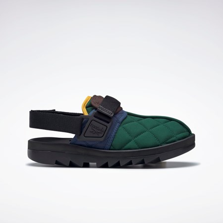 Reebok Beatnik Slides Blå Mørke Brune Rød | OXVQHB-437