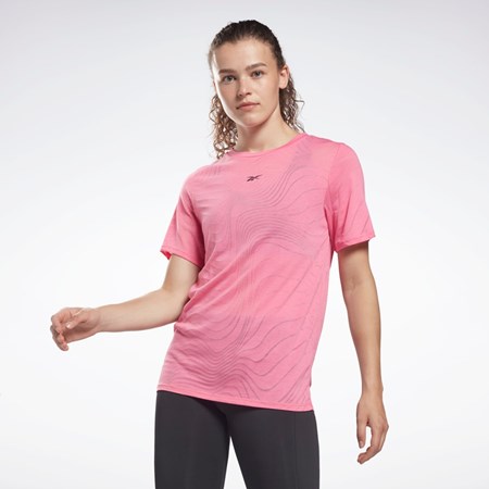 Reebok Burnout T-Shirt Rosa | ECLYBJ-368