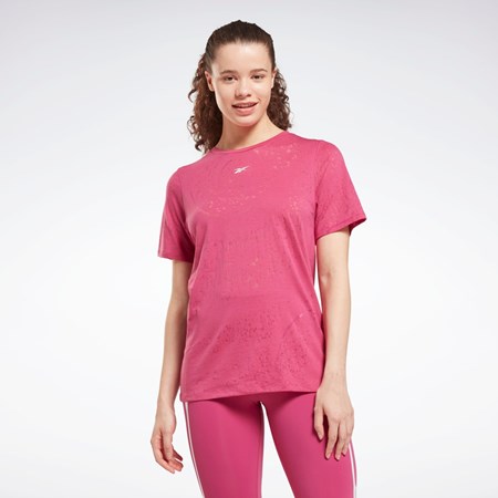 Reebok Burnout T-Shirt Rosa | FAWYPR-370