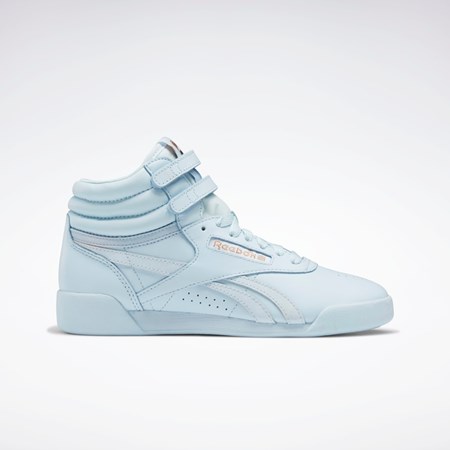 Reebok Cardi B Freestyle Hi Shoes - Grade School Blå Blå Blå | FPOGUZ-739