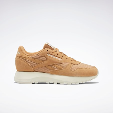 Reebok Classic Leather SP Shoes Beige Beige Hvite | BDAMTW-260