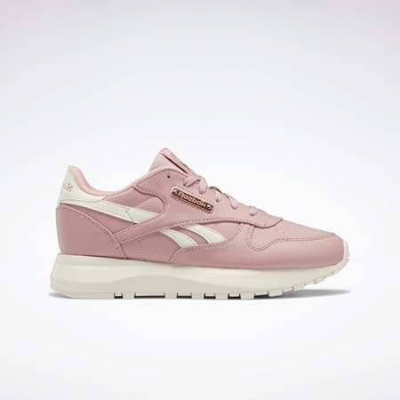 Reebok Classic Leather SP Shoes Rosa Rosa Hvite | TVRSMZ-427