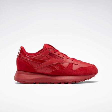 Reebok Classic Leather SP Shoes Rød Rød Burgunder | ZDIWLS-651