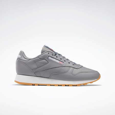 Reebok Classic Leather Shoes Grå Hvite | SQXICP-261